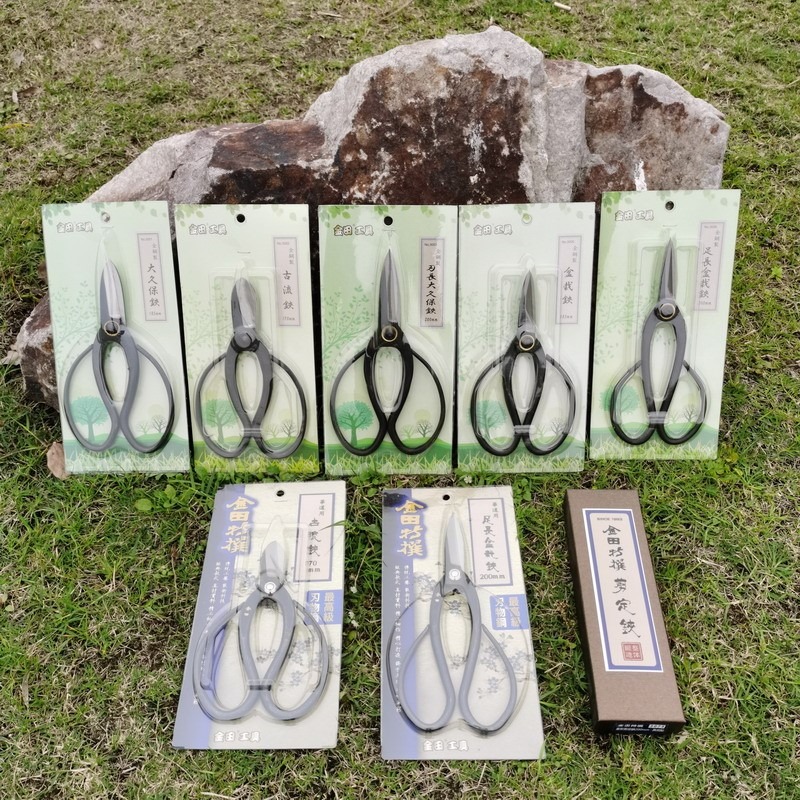 剪刀金田園藝剪刀修枝剪插花剪刀盆栽剪刀盆景剪刀工具剪枝剪刀-細節圖3