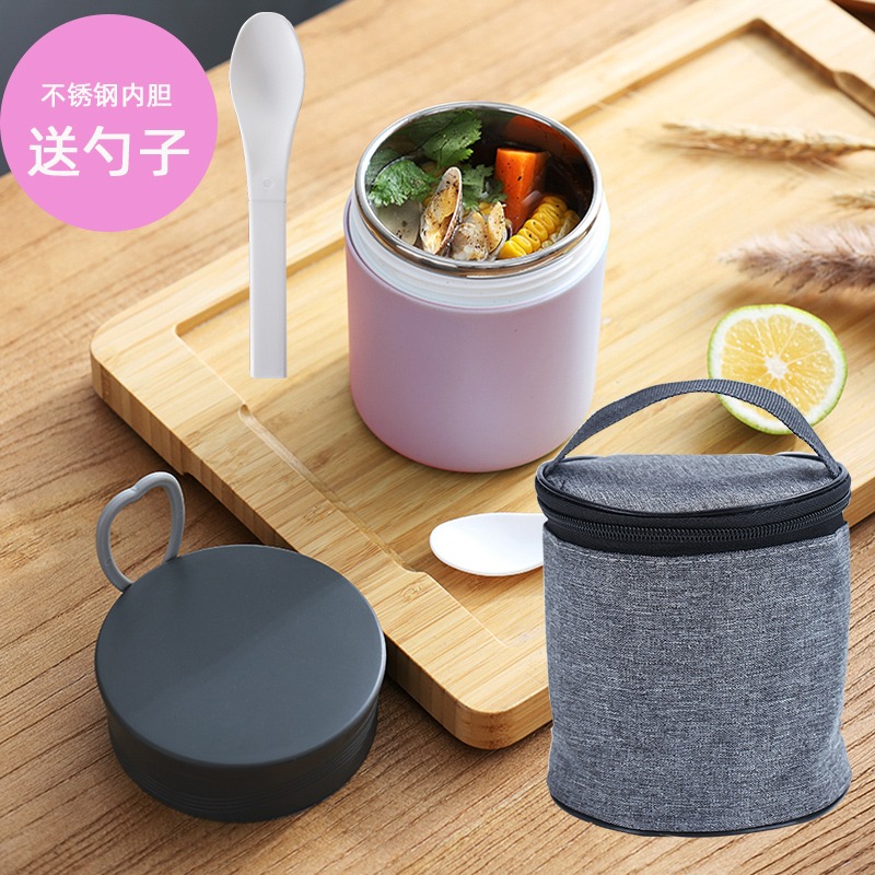 保溫湯杯便攜上班族早餐杯湯盒小飯盒帶蓋粥杯密封湯碗杯高顏值女-細節圖10