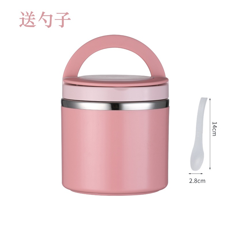 裝粥飯盒小型保溫桶真空密封碗便攜湯盒午餐便當盒上班族湯杯迷你-細節圖6