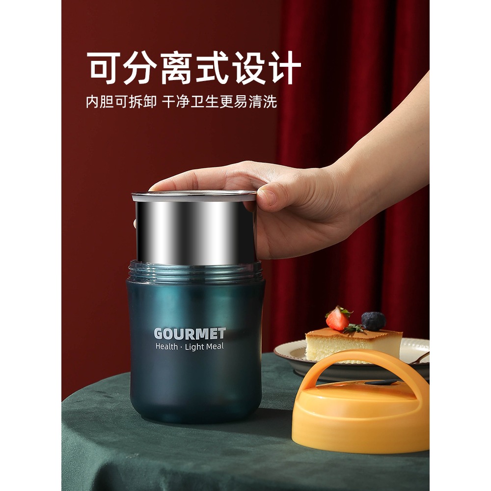 保溫杯大容量早餐杯女帶蓋便攜保溫壺吸管湯罐手提不銹鋼保溫桶小-細節圖5