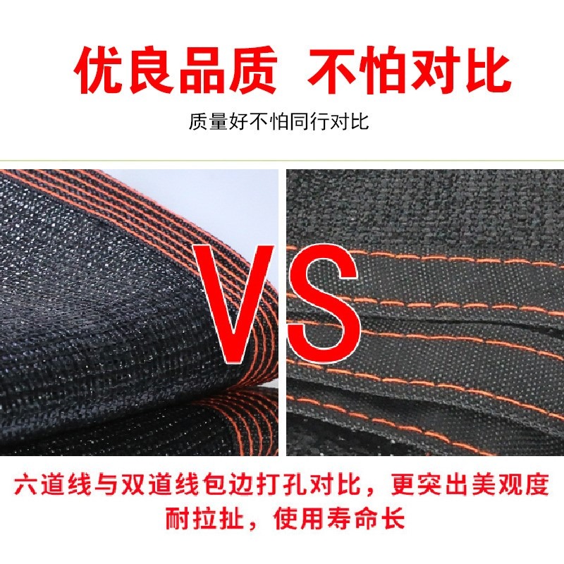 黑色遮陽網防曬網加密加厚花卉多肉陽臺庭院戶外隔熱網遮光遮陰網-細節圖2