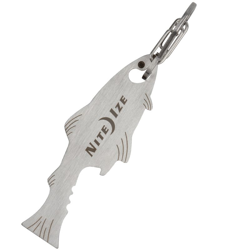 美國奈愛NiteIze魚形巧魚多用工具開瓶器割線器螺絲刀鑰匙扣掛扣-細節圖5