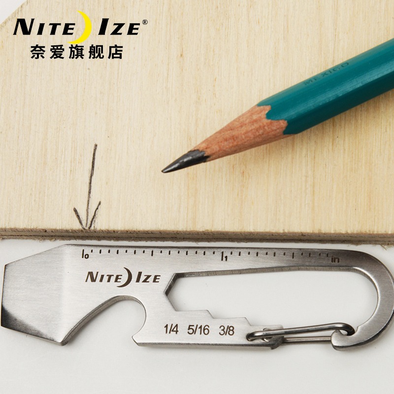 美國Niteize奈愛迪希基憨笑多功能開瓶器 扳手開箱刀一字螺絲起子-細節圖2