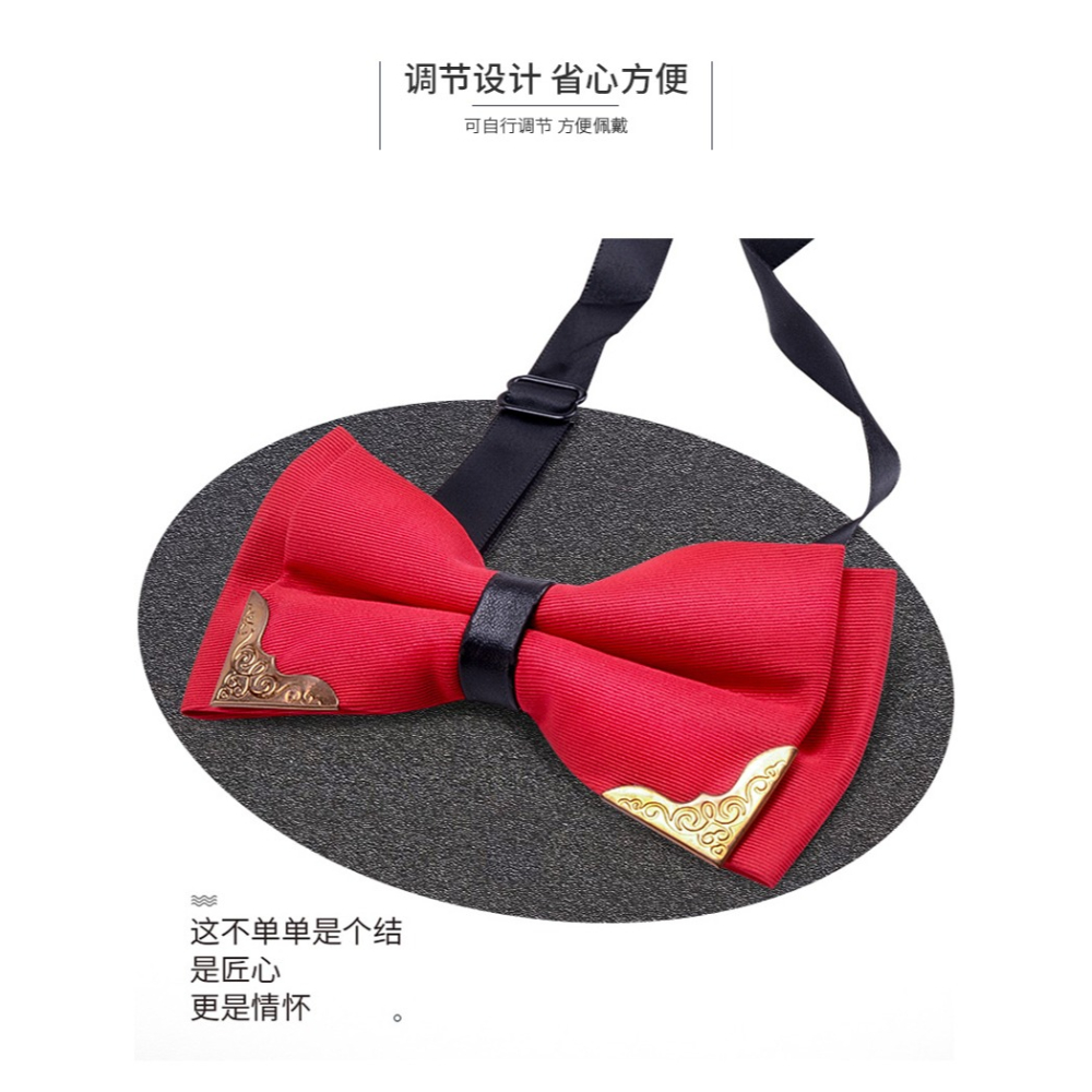 高檔領結男婚禮純色蝴蝶結伴郎新郎平角結婚紅色西裝襯衫英倫復古-細節圖10