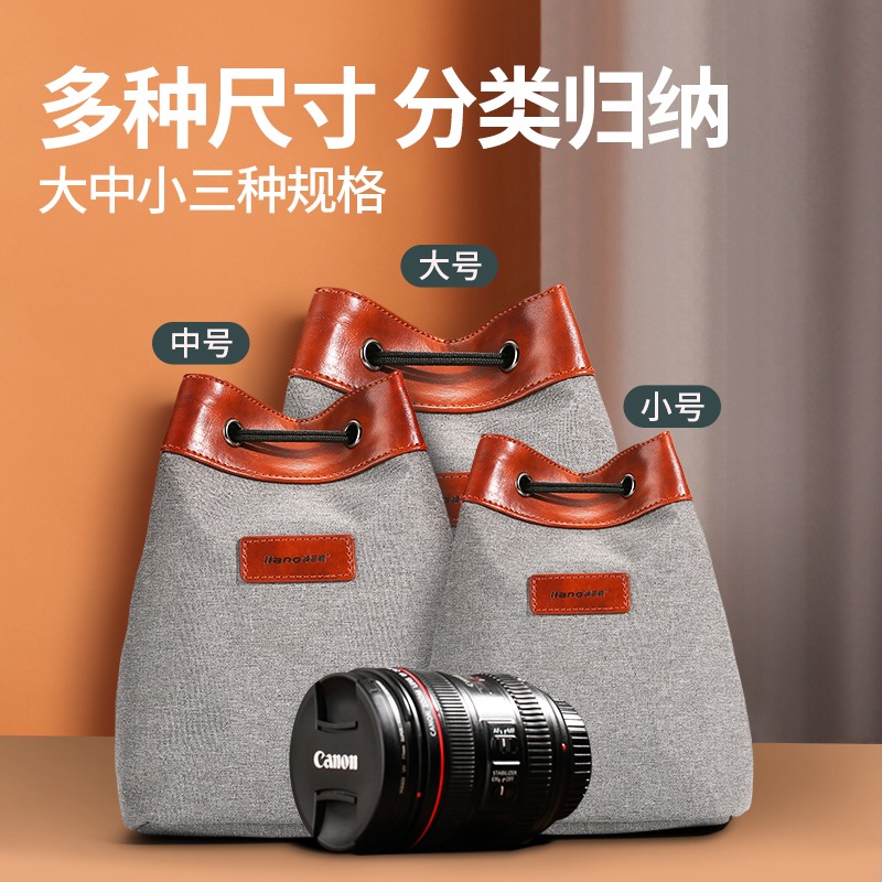 綠巨能適用於佳能m50索尼微單數碼相機a7m3富士xt30尼康單反相機包攝影微單200d收納包套防水便攜簡約g7x2-細節圖4