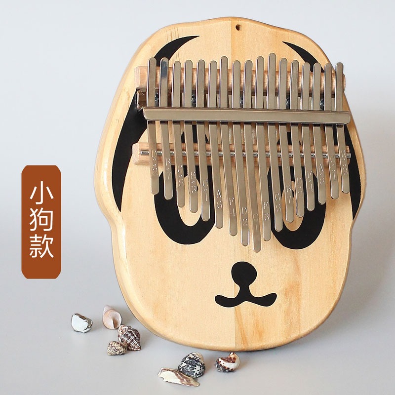 貓爪琴 手指鋼琴 17音拇指琴 卡林巴 抖音網紅便捷式入門樂器-細節圖6