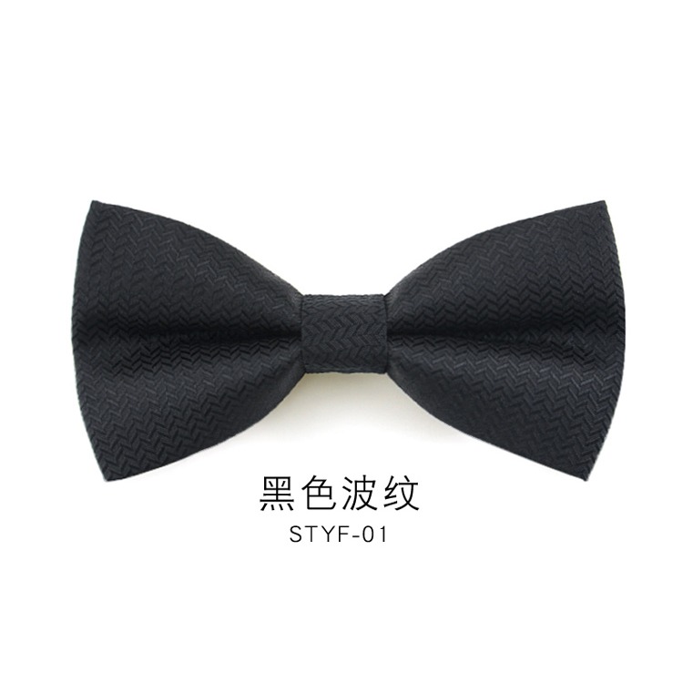 酒紅色新郎領結男英倫正裝伴郎團結婚領結韓版條紋黑色蝴蝶結婚禮-細節圖10