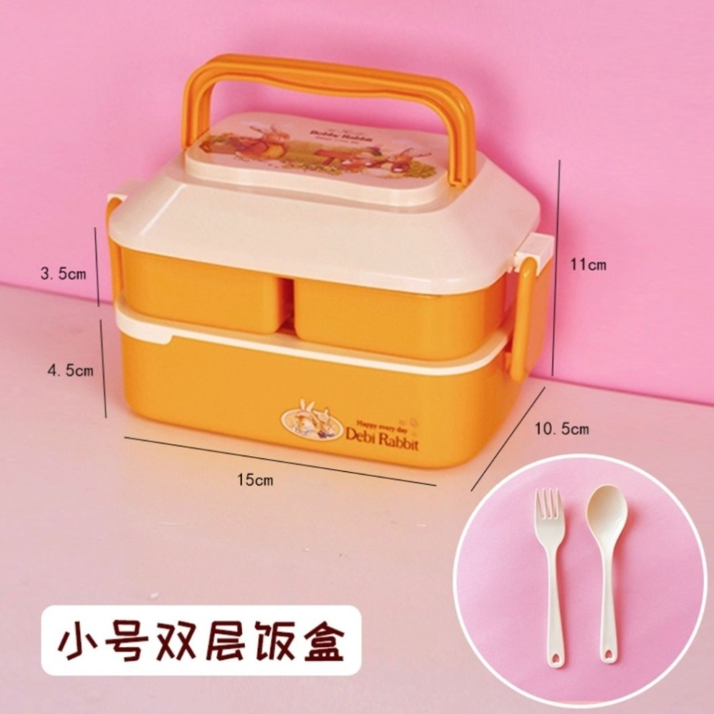 壽司盒子家用風格日式寶寶外出水果便當飯盒可愛ins小學生便攜帶-細節圖7
