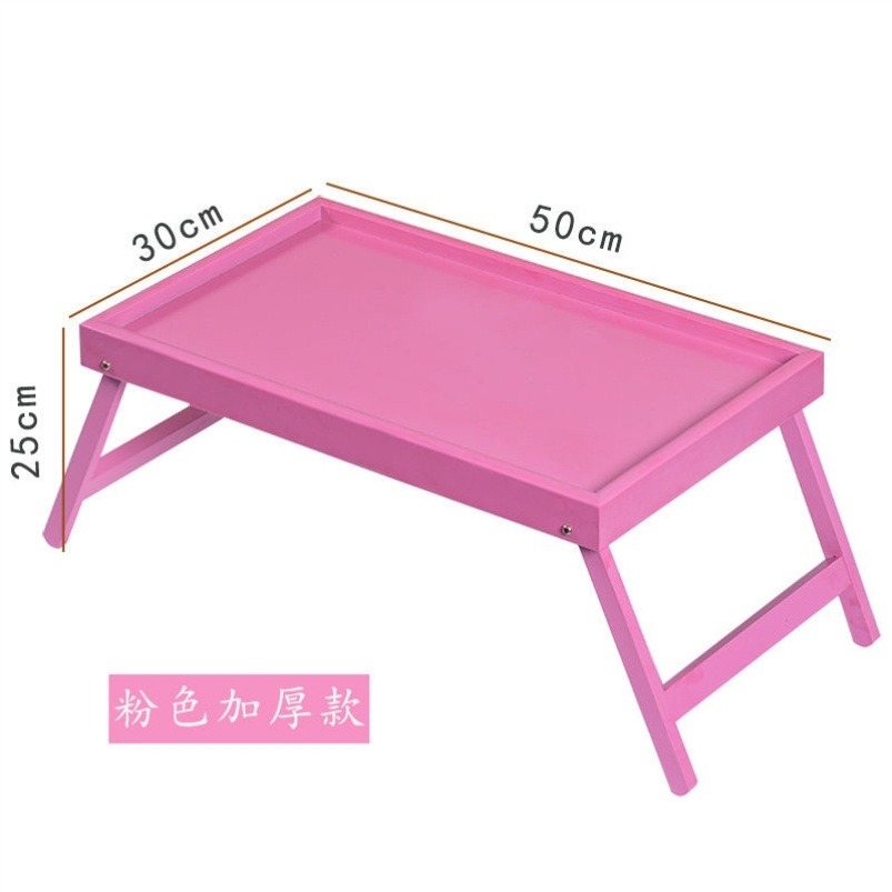 書桌臥室女生木質懶人小桌子飄窗北歐風寶寶坐地喫飯餐桌牀上折疊-細節圖9