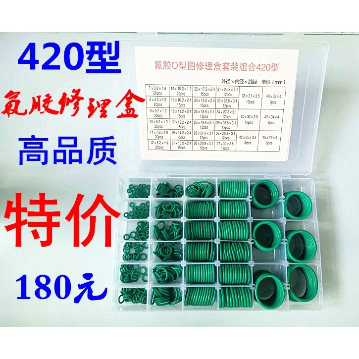 密封o型圈圈氣缸油缸液壓橡膠圈耐高溫氟膠耐磨腐蝕黑色皮圈-細節圖5