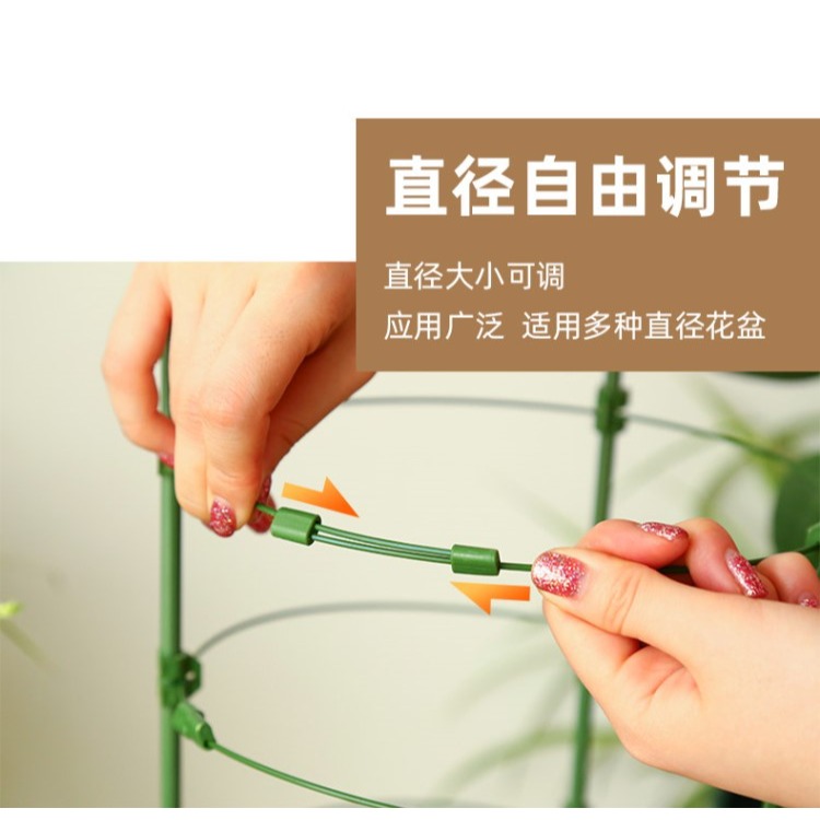 園藝爬藤架子家用花支架室內月季花綠蘿植物鐵線蓮攀爬黃瓜西紅柿-細節圖10