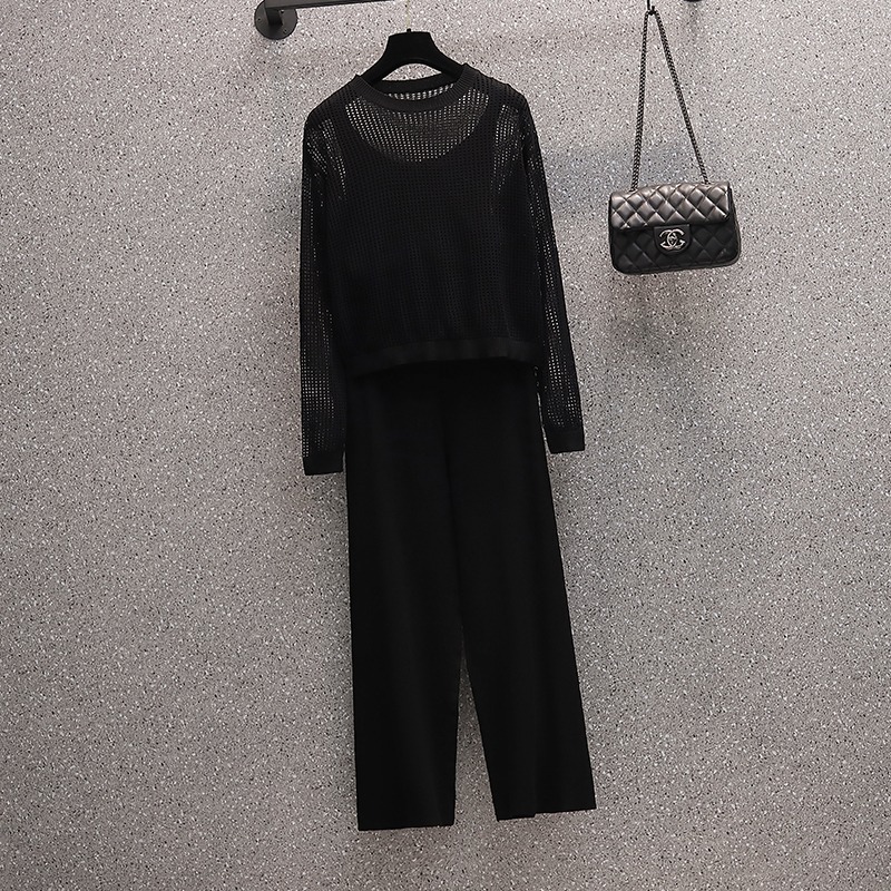 品牌折扣店商場專櫃撤櫃女裝尾貨清倉夏裝遮肚子減齡短袖兩件套裝-細節圖3