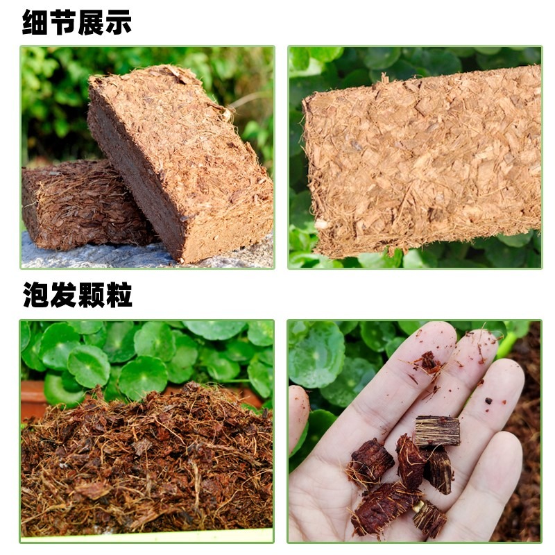 粗椰殼椰磚蘭花植料石斛專用土配土透氣土壤營養土養花通用粗椰糠-細節圖4