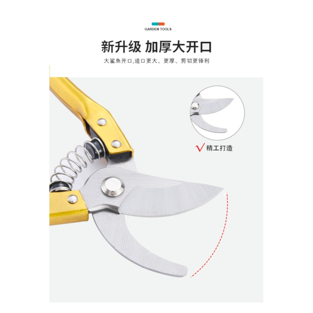 剪枝剪刀修剪果樹園藝花藝工具進口省力樹枝修枝剪花枝花卉花剪子-細節圖10