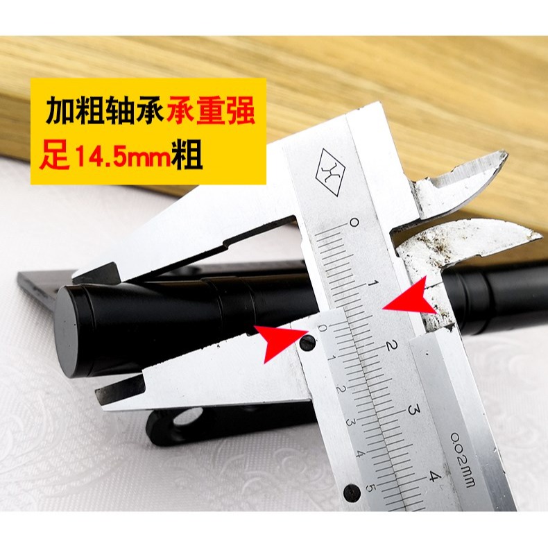 固特 子母合頁4寸不銹鋼字母合葉加厚免開槽房門木門活頁-細節圖3