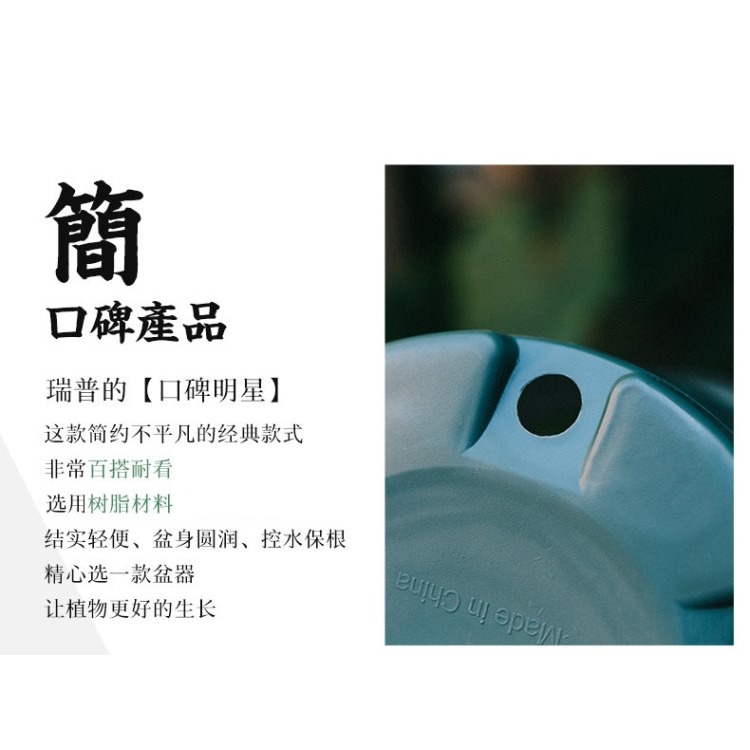 加厚塑料園藝二代加侖花盆家用大號多肉盆蘭花樹脂加侖盆特價清倉-細節圖9