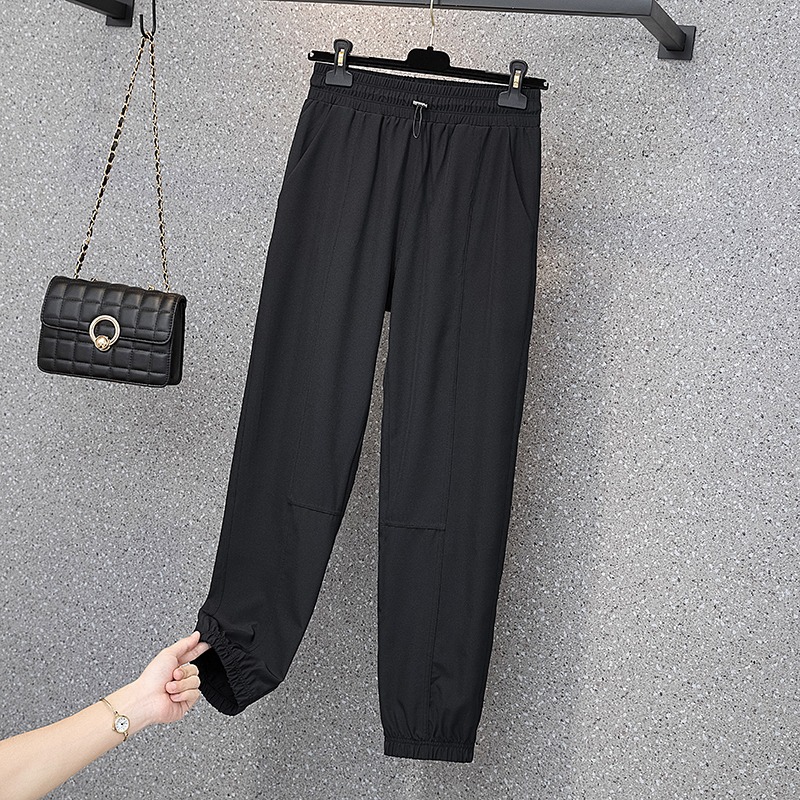 品牌折扣店商場專櫃撤櫃女裝尾貨清倉夏季大碼女裝束腳休閑褲女潮-細節圖4