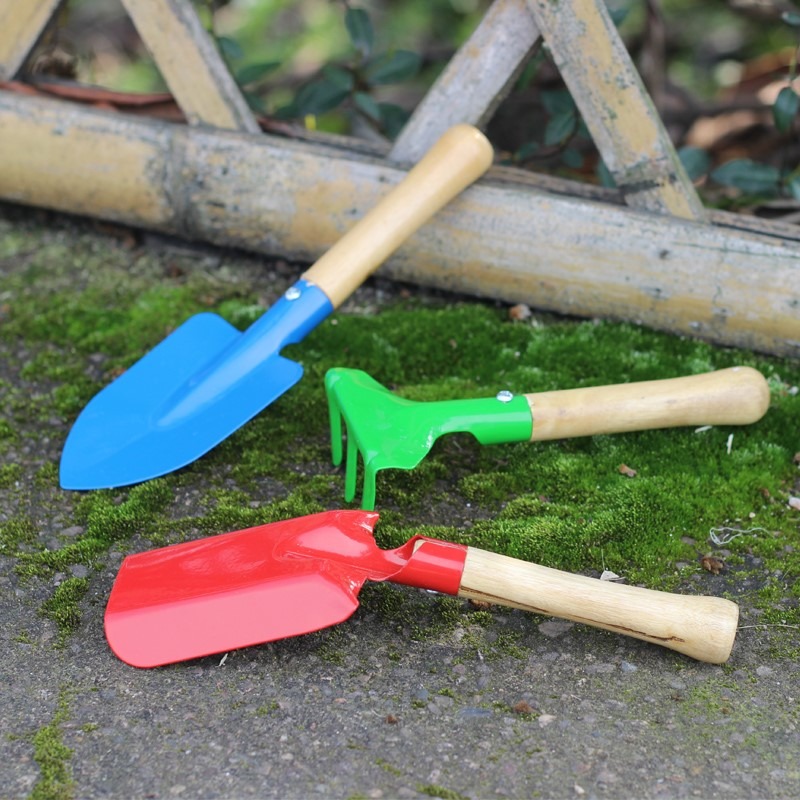 兒童沙灘玩具家用種花趕海工具小鏟子套裝種菜養花挖土種植-細節圖3