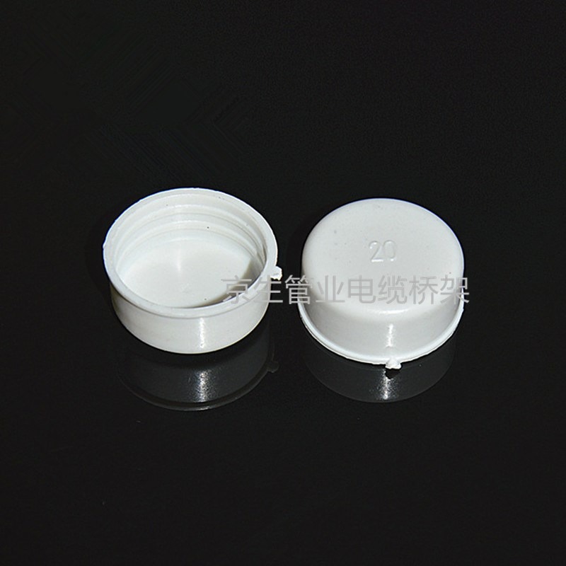 塑料塞封頭線管帽32電管鐵管鍍鋅加厚pvc管套帽電線管外堵保護蓋-細節圖2