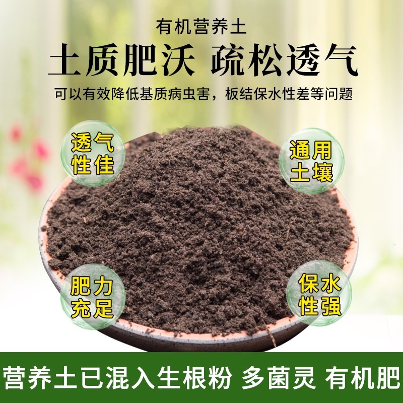 花土通用型種花家用營養土多肉土壤養花種菜有機種植泥土綠蘿專用-細節圖2