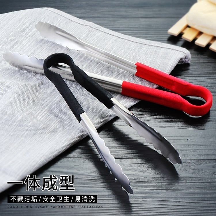 漢堡店炸雞排大號油炸夾子防燙加長燒烤店實用毛巾夾多用食物夾-細節圖3