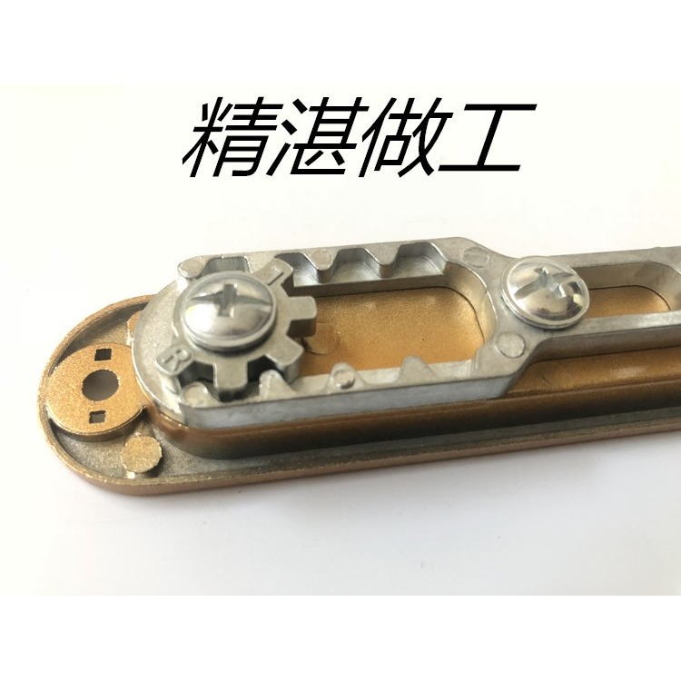 平開紗窗防盜鎖隱形執手鎖齒輪鎖一字鎖撥叉鎖平開金剛網執手配件-細節圖8