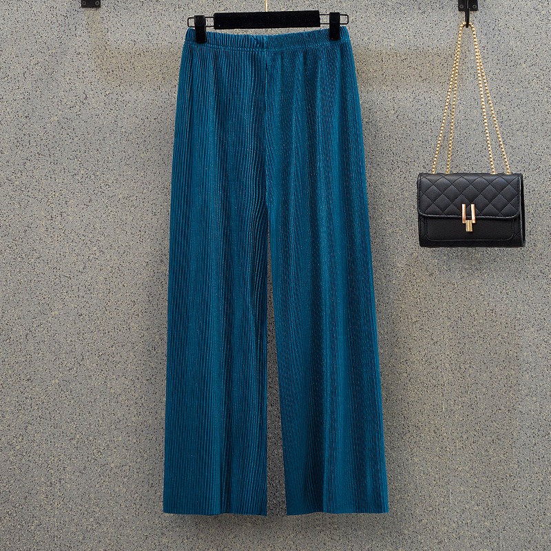 品牌折扣店商場專櫃撤櫃女裝尾貨清倉夏裝高腰寬松休閑闊腿褲女潮-細節圖2