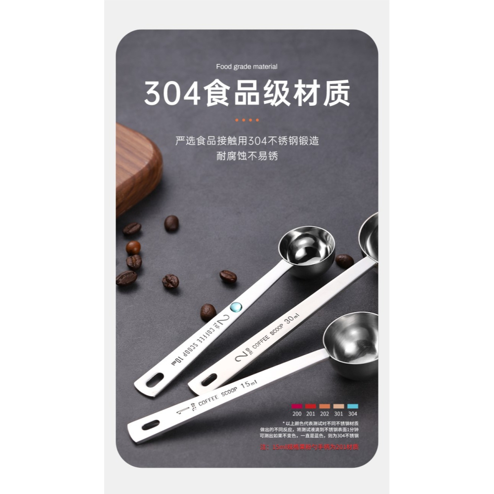 小皮米粉量勺子家用杯套裝帶刻度克數控鹽計量嬰兒寶寶奶粉烘焙-細節圖5