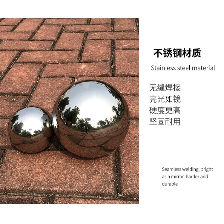 304不銹鋼球空心球裝飾球精品鏡面亮光不銹鋼圓球大浮球定製尺寸-細節圖9