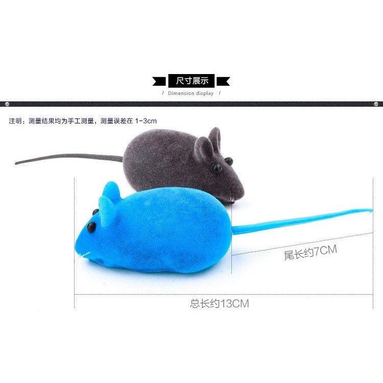 六隻裝 植絨老鼠 寵物小老鼠發聲貓玩具 發聲玩具逼真貓貓玩具-細節圖4