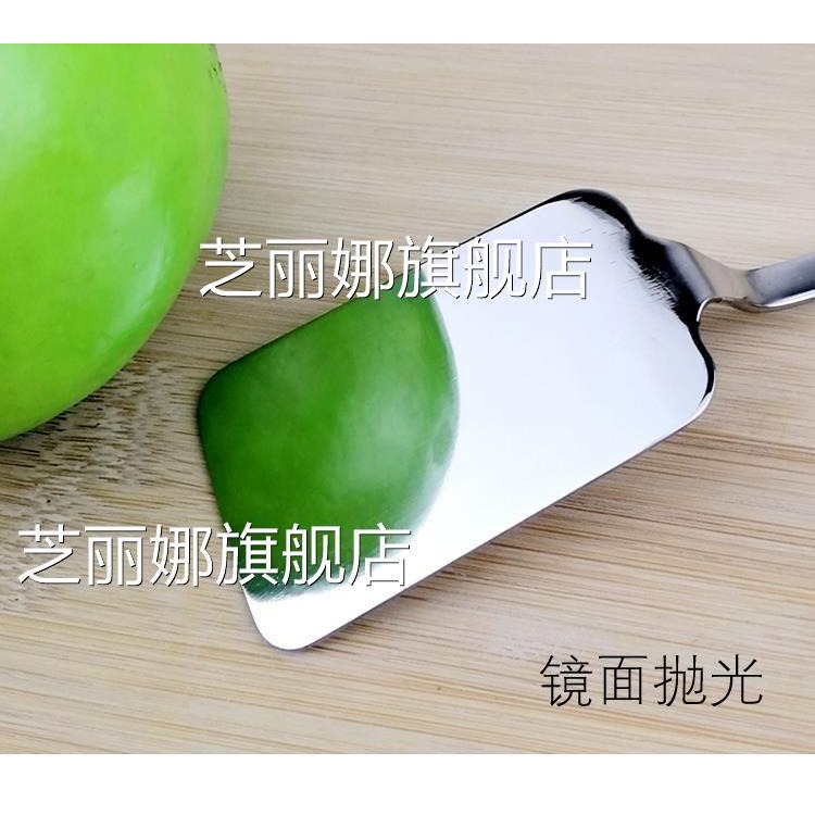 加厚不銹鋼鍋鏟迷你鏟子無塗層家用平鏟廚具煎菜炒菜鏟 柄手一體-細節圖7