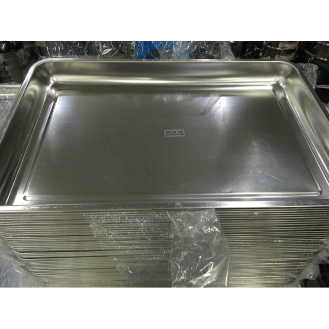 特厚無磁加厚蒸飯櫃盤子蒸飯車託盤長方形方盤60x40-細節圖7