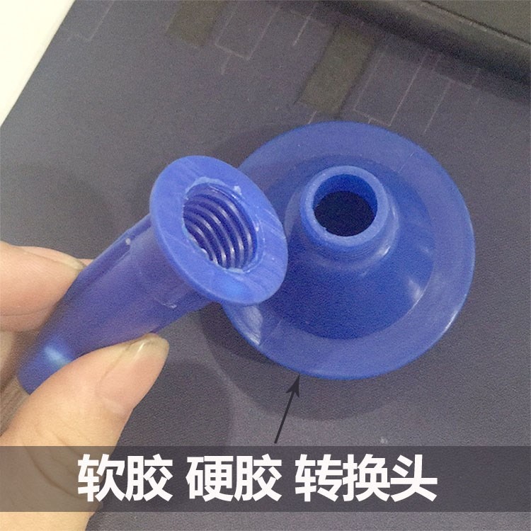 玻璃膠打膠收邊加長硅膠槍頭膠嘴萬向竹節嘴旋轉彎頭通用修邊-細節圖8