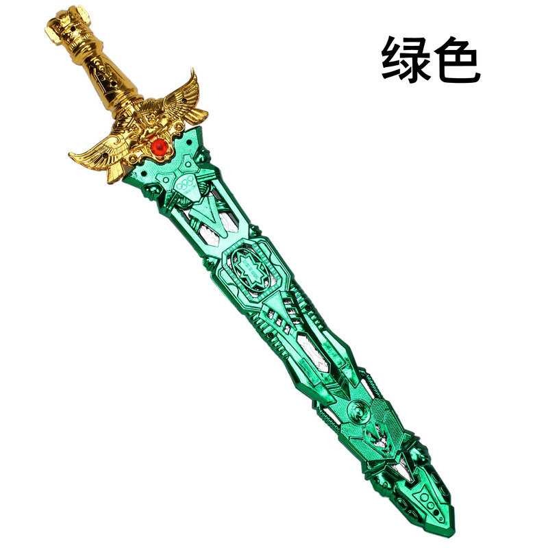 仿真武器兒童吸盤式弓箭寶劍斧頭盾牌頭盔可穿黃金盔甲玩具禮物-細節圖9