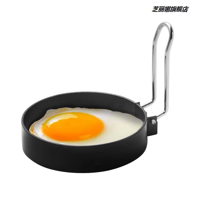 加厚不粘煎蛋器模具不銹鋼家用圓形煎雞蛋模型飯團太陽蛋早餐神器-細節圖6