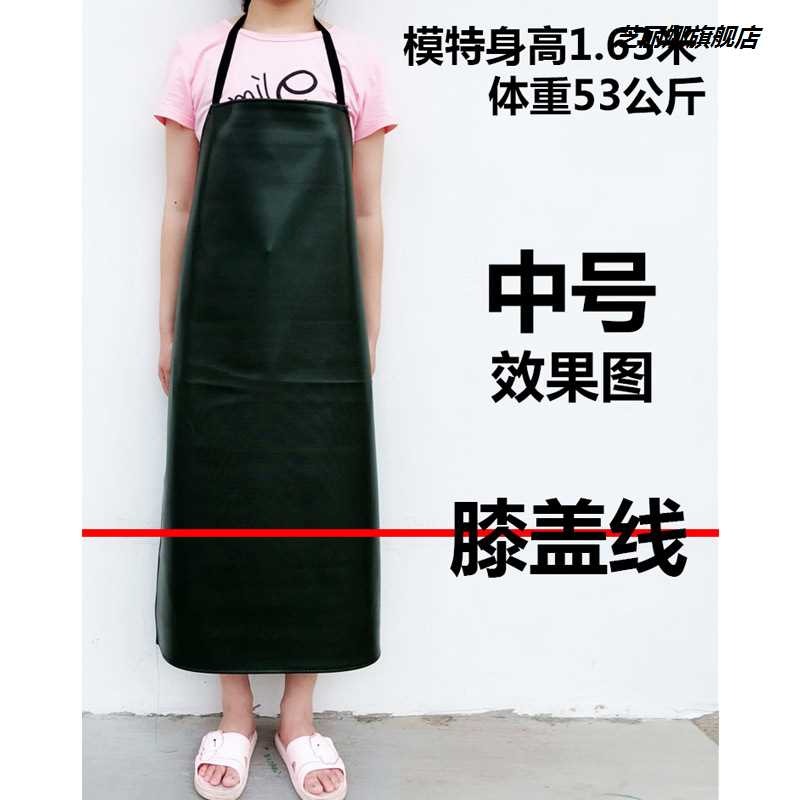 勞保圍裙電焊牛皮加厚耐磨焊工男皮革防水防油防火阻燃防護工作服-細節圖4