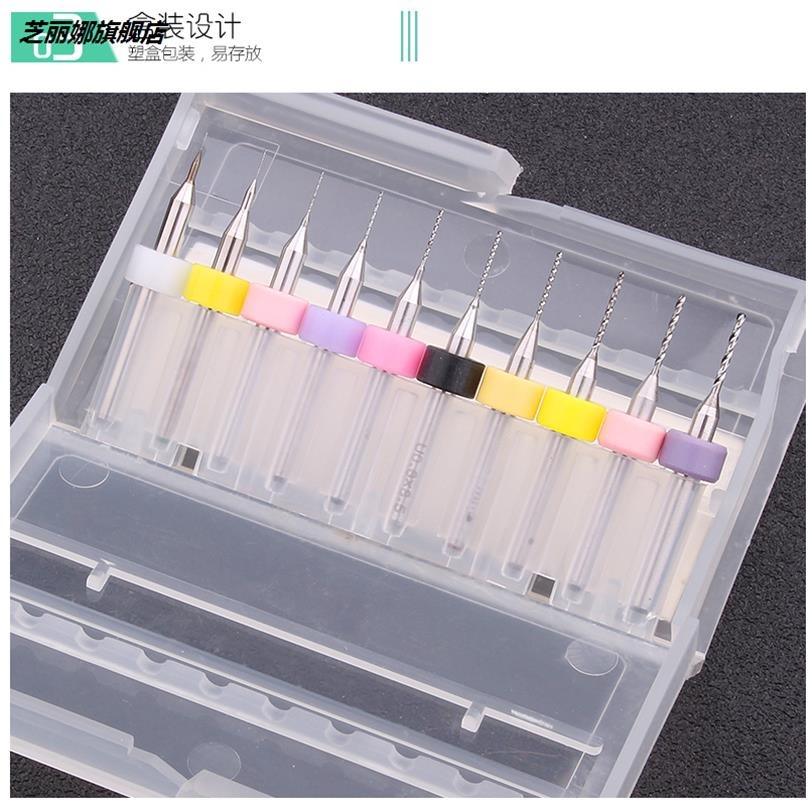 促銷pcb鎢鋼麻花鉆頭0.10.20.30.40.50.60.70.80.91.0mm-細節圖3