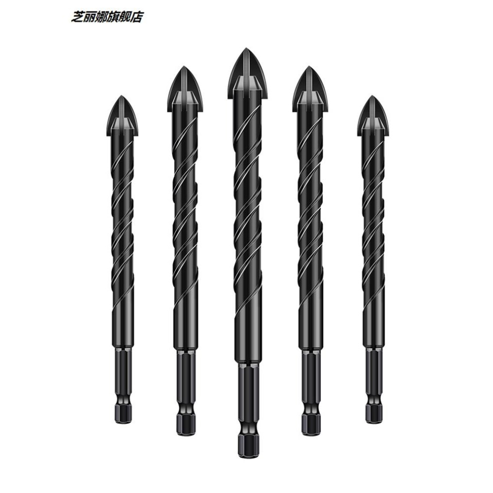 瓷磚鉆頭6mm德國超硬玻璃打孔開孔器磁磚混凝土擴孔十字三角鉆頭-細節圖4
