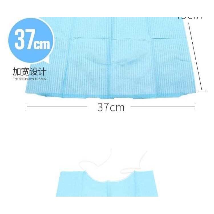 圍巾系帶大人圍嘴飯兜老人衛生圍布中號喫飯一次性餐巾圍脖口水紙-細節圖7