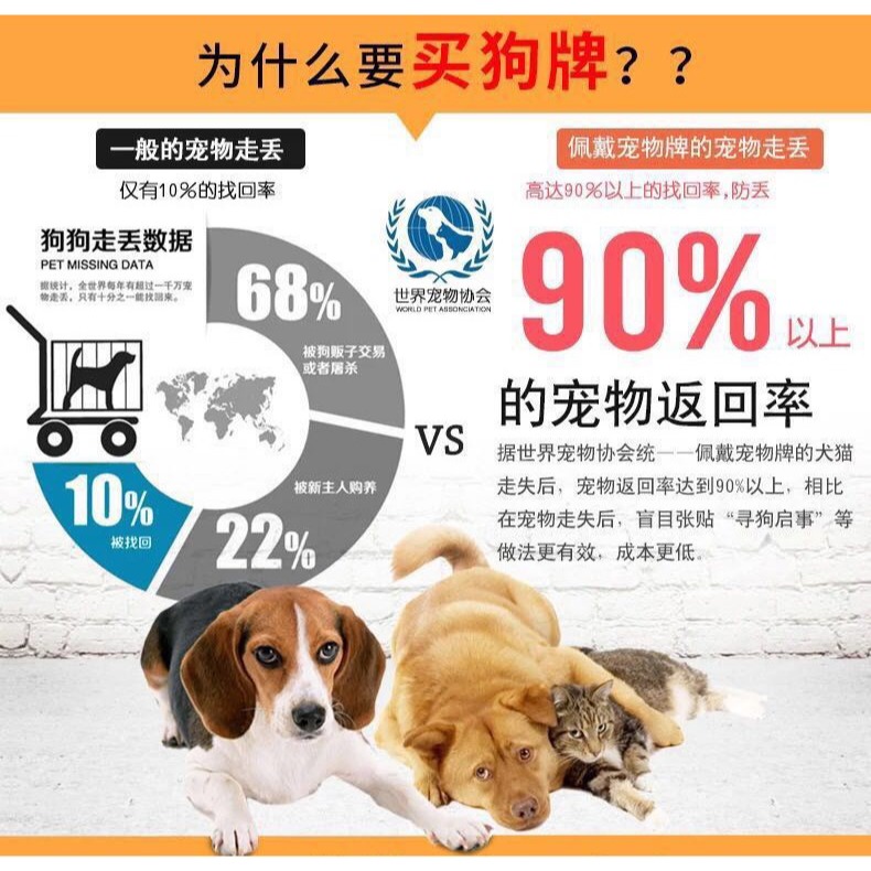 狗狗牌身份牌定製刻字寵物項圈牽引繩防走丟牌貓咪泰迪鈴鐺-細節圖10