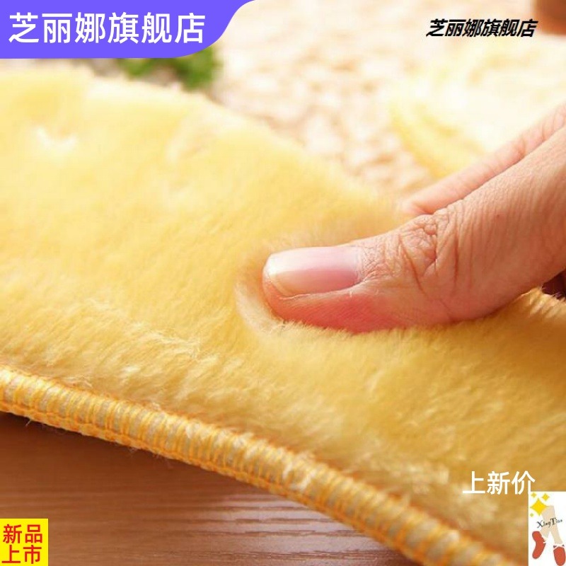 耐用全墊棉墊百搭男女款雨靴超厚加厚棉女款棉鞋墊大碼男保暖防寒-細節圖2