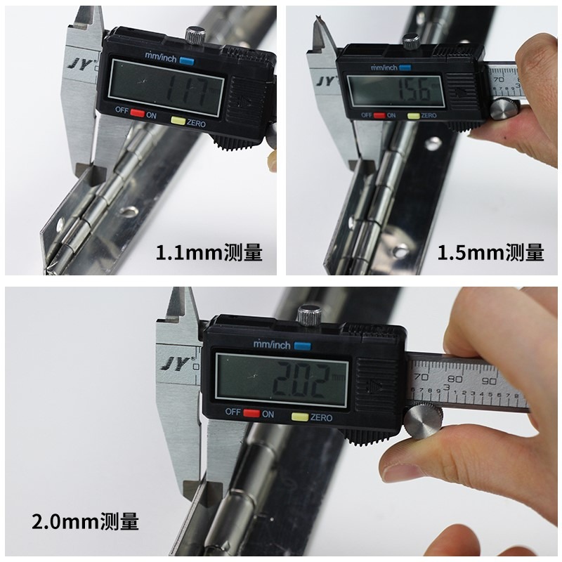 不銹鋼長合頁廣告機箱長條排鏈38mm1.8米1.5mm厚長排鉸鏈櫃門合-細節圖4