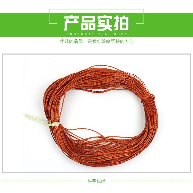 芝輪胎線繩廠家直銷補鞋線輪胎尼龍繩 2mm 多股套繩子棕色吊野繩-細節圖7