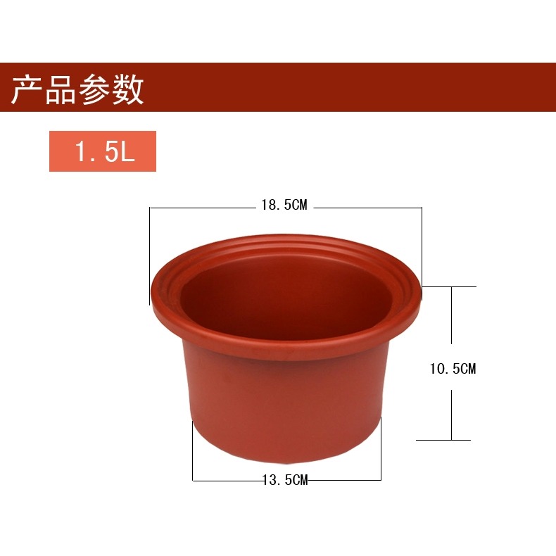 紫砂鍋陶瓷電燉鍋蓋子1.5l/2.5/3.5//6升煲湯沙鍋單蓋配件-細節圖8