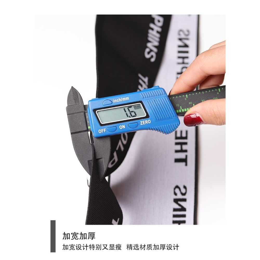 加厚松緊帶寬扁橡筋高彈力褲腰帶時尚百搭裝飾字母護腰帶服裝輔料-細節圖8