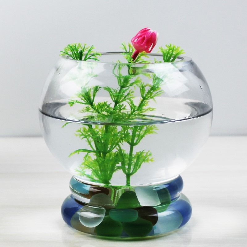 【清倉】水培玻璃加厚花瓶 燈籠造型葫蘆底座創意玻璃花盆 p413-細節圖4