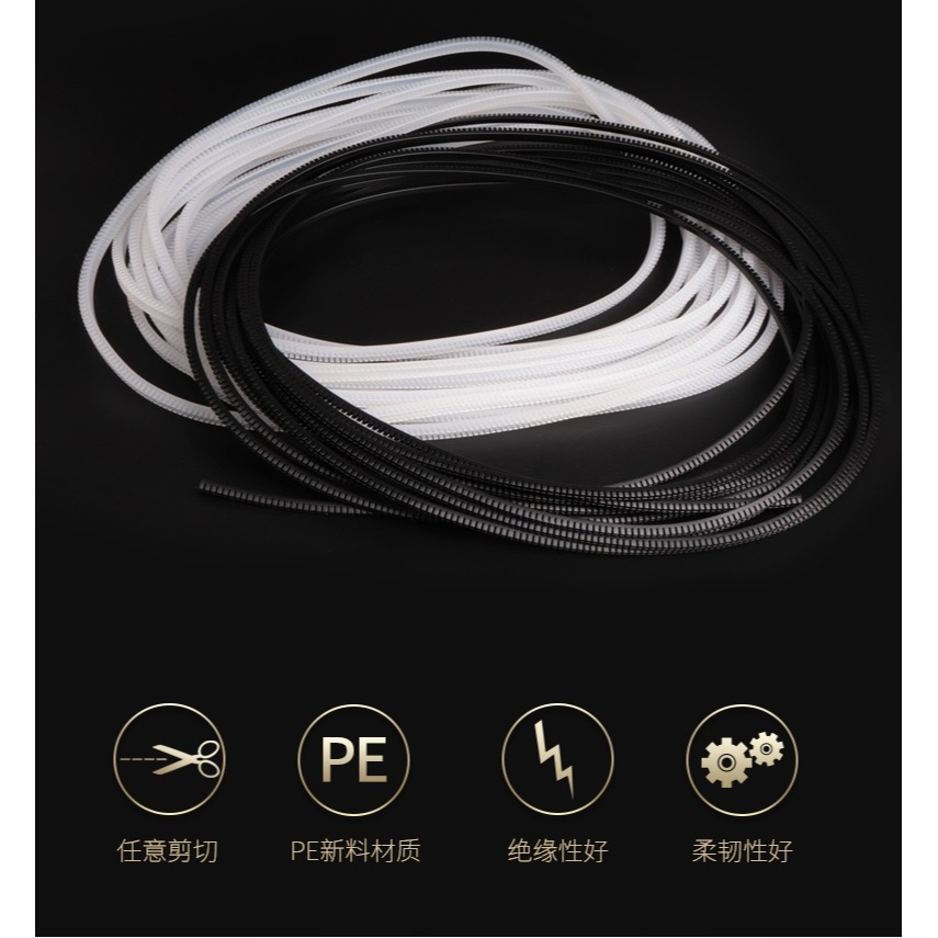 出線圈密封圈保護套齒形配電箱開口線條出線孔電線防割剪切護線套-細節圖7