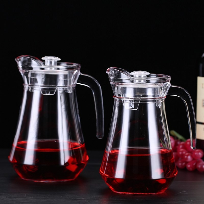 加厚洋酒小扎壺 玻璃調酒器紅酒洋酒白酒分酒器分酒壺醒酒器500ml-細節圖3