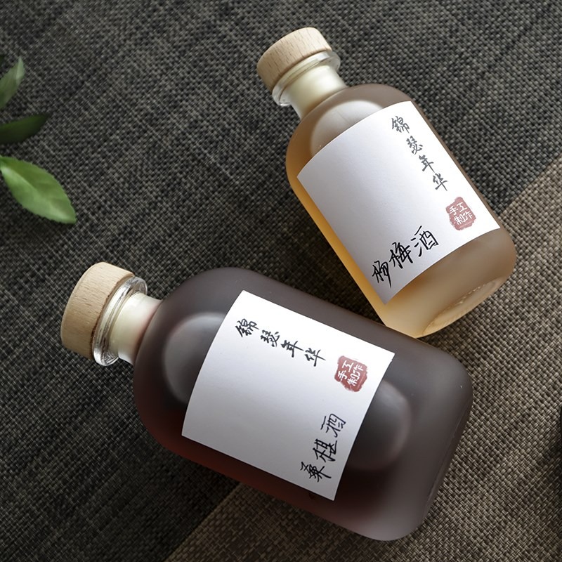 定製白酒瓶空瓶家用帶蓋果酒飲料瓶自釀一斤裝白酒罐子密封泡酒瓶-細節圖3
