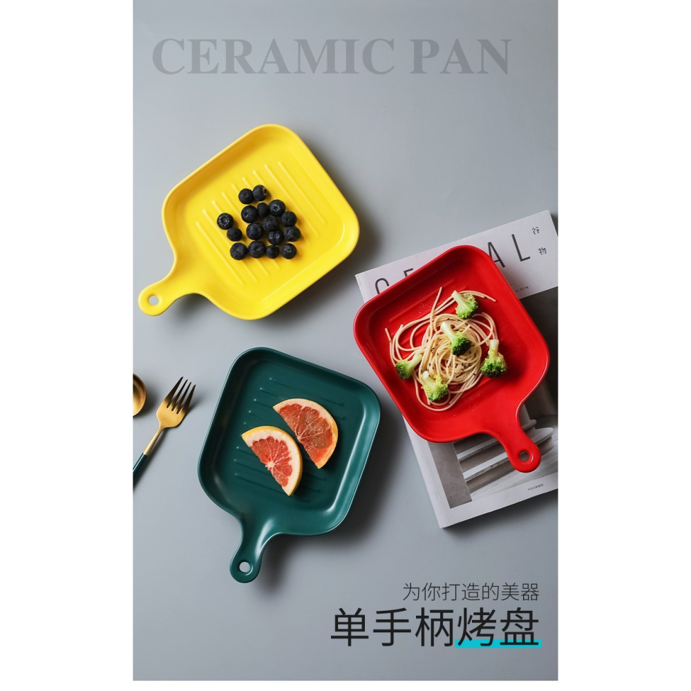 空氣炸鍋烤碗微波爐用的器具可愛少女心小號手柄高顏值餐具ins風-細節圖5